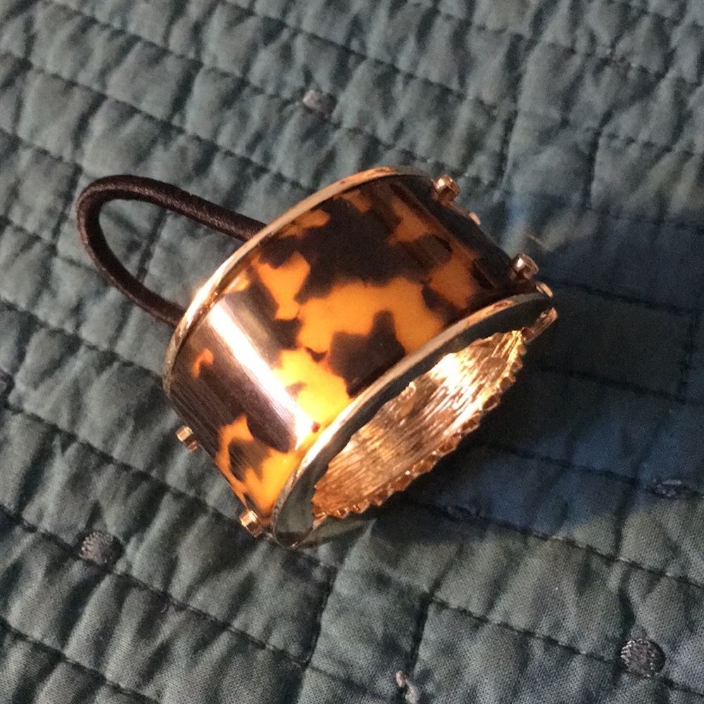 Cheetah Hair Clip with ponytail Never Used